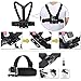 Luxebell Accessories Kit for AKASO EK5000 EK7000 4K WIFI Action Camera Gopro Hero 6 5/Session 5/Hero 4 3 2 1 DBPOWER Apeman Xiaomi Yi