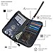 Travel Wallet Passport Holder - Rfid Blocking Document Organizer Family Passport Holder
