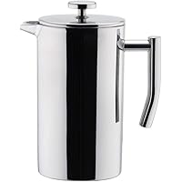 MIRA 12 oz Stainless Steel French Press Coffee Maker | Double Walled Insulated Coffee & Tea Brewer Pot & Maker | Keeps…