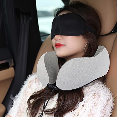 GOTDYA Travel Pillow,Travel Neck Pillows for Sleeping,100 Pure Memory