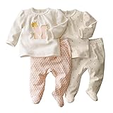 R Baby Baby Girls Pack Of 2 2-Piece Velour Pyjamas White Size 12 Months - 29 In.