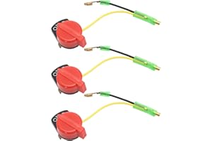 Zreneyfex 3 Pcs 36100-ZE1-015 ON Off Engine Stop Switch, Replacement for Honda GX110 GX120 GX160 GX200 GX240 GX270 GX340 GX39