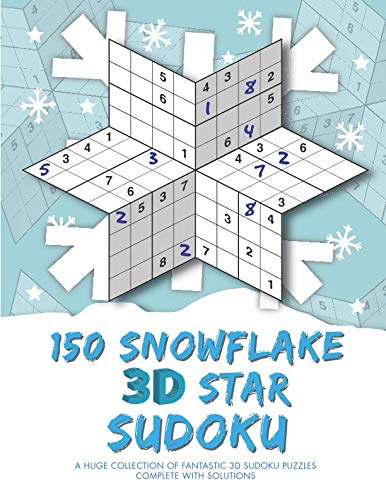 150 Snowflake 3D Star Sudoku by Clarity Media