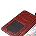 iPhone 6S Plus Case Next-shine [Layered Dandy] [Brown] - [Card Slot] [Flip] [Slim Fit] [Wallet] - For Apple iPhone 6 Plus and iPhone 6S Plus 5.5