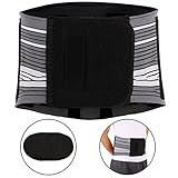 Lumbar Lower Back Brace Support Protect Waist During Running, Heavy Lifting, Exercise, Golf with Masagger Pad for Women and Men, Elastic Waist Belt Black by Joint Brace (Small 30