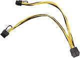 Bcowtte 24x 8 Pin to 6+2 Pin PCIe PCI-E Power Splitter Cable GPU Graphics Card view 4
