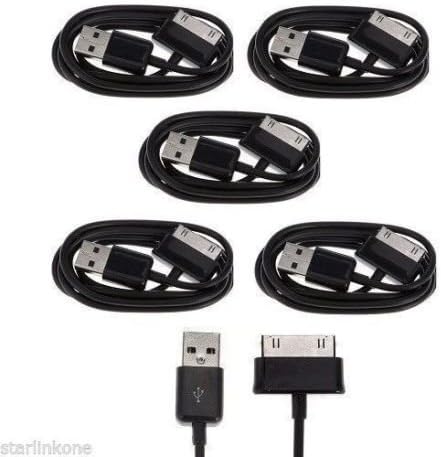 5x USB Sync Data Cable Charger Samsung Galaxy Tab Note 7.0 7.7 8.9 10.1 Tablet 2