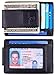 Money Clip Front Pocket Wallet Slim Minimalist RFID Blocking Leather Wallet with Strong Magnets