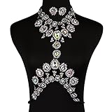 Holylove Crystal Fashion Trend Personalized Body Statement Jewelry Necklace - With Color Box (BN201613crystal )