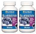 TruNature Blueberry Standardized Extract 1000 mg - 2 Bottles, 200 Softgels Each