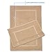 Alurri Bath Mat - 2-Pack Bundle - 100% Pure Natural Cotton - Mold Resistant – Machine Washable, Quick Dry Shower / Bathtub Rug – Super Absorbent - Extra Wide (20