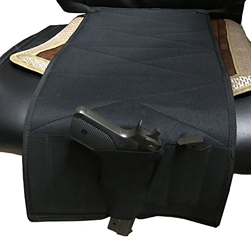 Adjustable Pistol Pocket Car Seat Holster,Black