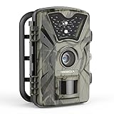 Trail Game Camera, 1080P HD 12MP 65ft Infrared Night Vision Hunting Mini Camera with 24LEDs, Motion Sensor, 0.5s Trigger Speed, IP66, 2.4