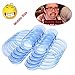 DDLBiz 20pcs C-Shape BlueTeeth Whitening Intraoral Cheek Lip Retractor Mouth Opener (M)