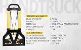Stanley Folding Hand Truck SXWTD FT580 Yellow 70 kg Capacity view 3