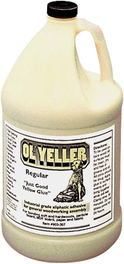 1 Gallon Ol'Yeller Wood Glue PVA Type J.E. Moser's 1 Gal. 903307