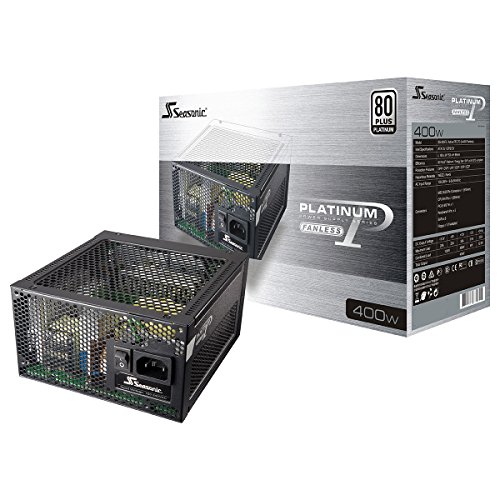 SeaSonic SS-400FL2 Active PFC F3 400W 80 PLUS Platinum Fanless ATX12V / EPS12V Power Supply