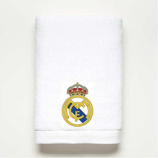 REAL MADRID toalla de baño~bordado~100% algodón: Amazon.es: Hogar