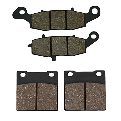 Cyleto Front and Rear Brake Pads for GS500 GS 500 1996-2000 2001 2002 2003 2004 2005 2006 2007 2008 2009 2010 SV 400 SV400 1998