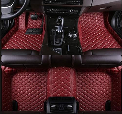 Custom car Floor mats for Nissan All Models Qashqai x-Trail tiida Note Murano March Teana car Styling car mats Wine red