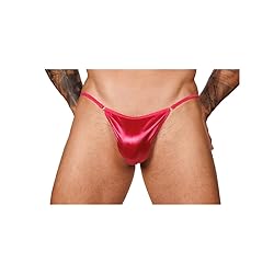 Body Aware Magenta Satin Tanga Brief