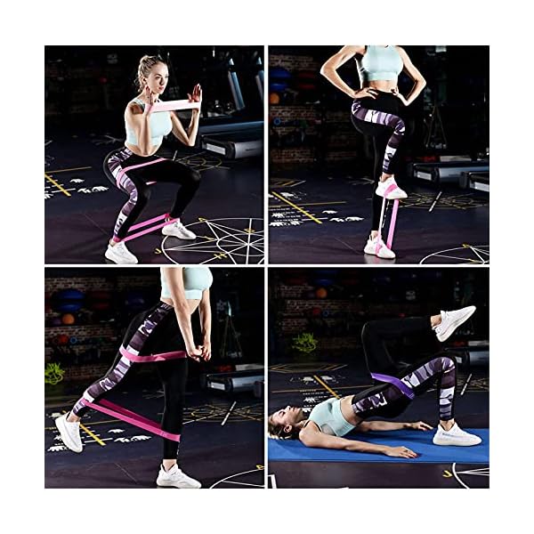 Baudane-Resistance-BandsSet-of-5-Skin-Friendly-Resistance-Band-Fitness-Exercise-Loop-Bands-with-5-Different-Levels-Elastic-Band-for-Home-Gym-Training-ArmsLegsPilatesYoga-Free-Carrying-Case-Included Resistance Bands,Set of 5 Skin-Friendly Resistance Band, Fitness Exercise Loop Bands with 5 Different Levels Elastic…