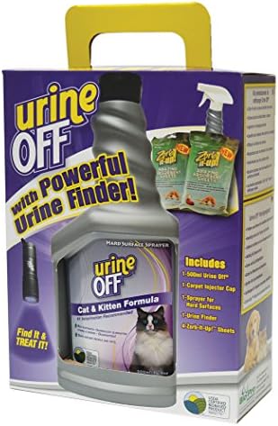 Urine Off 1-Flip Top Carpet Applicator Cap for Hard Surfaces and 2-Two Pack Zorb-It-Up! Sheets