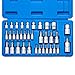 Neiko 10070A Torx Bit Socket and E-Torx Star Socket Set | 35-Piece Set, S2 and Cr-V Steel, 1/4", 3/8" and 1/2-Inch Drive primary