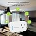 Wi-Fi Smart Plug, Mini Outlet HOMEMAXS Socket Compatible with Amazon Alexa and Google Home Assistant IFTTT, No Hub Required, Compact and Easy To Use