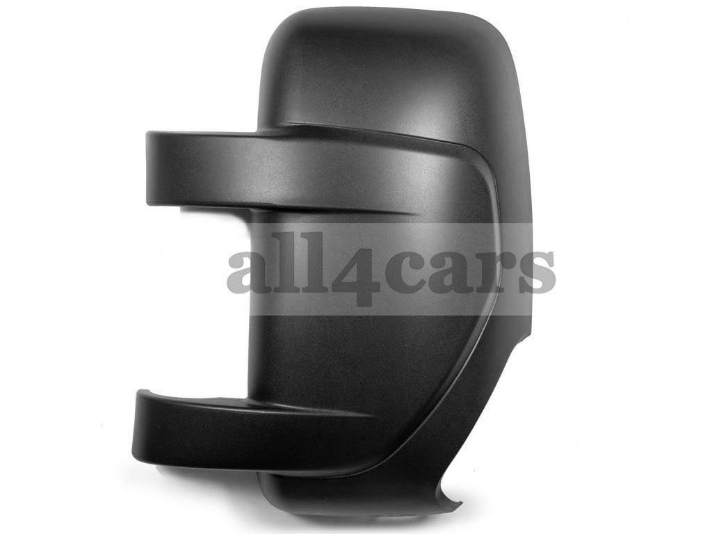 Master Movano Nv400 Door Wing Mirror Cover Cap Black Left Passenger N/S