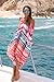 Akery Women's Chiffon Robe Beach Dress Swimsuit Bikini Cover Up,One Size,Pink