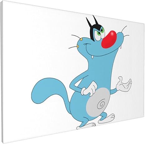 Amazon アートパネルオギー コックローチ 2 キャンバスアート フレーム 額縁付き パネルアート インテリア 絵画 壁掛け 飾り絵 装飾軽くて取り付けやすい 30x45cm ウォールステッカー オンライン通販