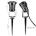 Houkiper RGB Outdoor Spotlight Led Lawn Flood Light Stake, 6W Outdoor Color Changing Landscape Lighting Fixture, Waterproof Ac Electric Landscaping Spot Light for Yard Garden Driveway Pathway Garden