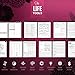 LUCKY Life Planner 2019: Goal Setter + daily/weekly, monthly, and yearly Agenda, Calendar, and Journal (Pink Floral)