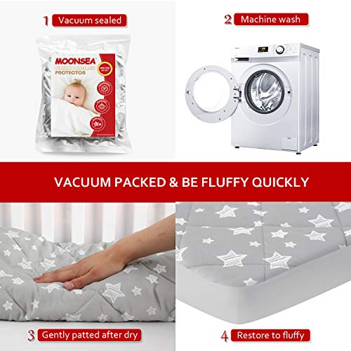 Pack and Play Sheet Quilted, Breathable Thick Playpen Sheets, Lovely