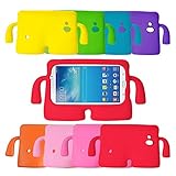 Tab 3, 7, Tab 4 Case, Kids Shock Proof Foam Case Cover Stand for Samsung Galaxy Tab 3, 7, Tab 4 (7.0) P3200/ T110/ T210/ T230 (Blue)