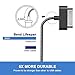 Airsspu iPhone 4S Cable,3Pack 6FT Long Nylon Braided 30-Pin USB Cord Charging and Sync Data Cable charger for iPhone 4/4S, iPhone 3G/3GS, iPad 1/2/3, and iPod(Black+White,6FT)