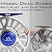 Maxcatch Fly Fishing Reel with CNC-machined Aluminum Body Avid Series Best Value - 1/3, 3/4, 5/6, 7/8, 9/10 Weights(Black, Green, Blue, Silver, Black&Silver) (Green, 7/8 wt)