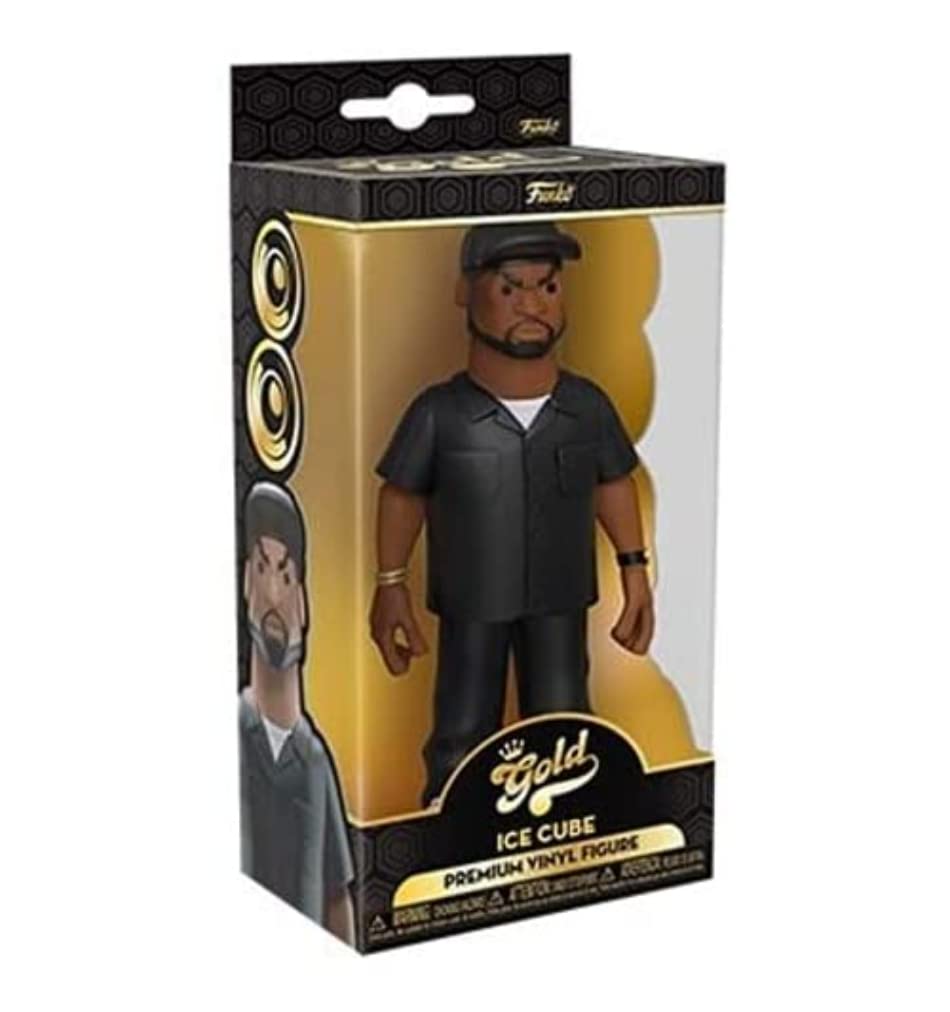 Funko Vinyl Gold 5": Ice Cube - Collectable Vinyl Action Figure For Display - Birthday Gift Idea - Official Merchandise - Ideal Toy For Music Fans - Perfect Addition To Your Collection