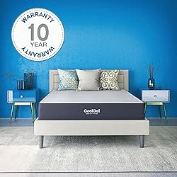 Cool Gel 10 Inch Twin Size Mattresses Memory Foam