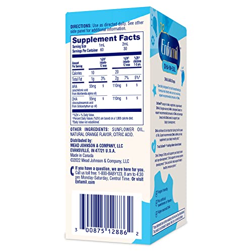 Enfamil DHAInSol for Infants & Toddlers Supplements, Supports Brain