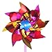 Plastic Rainbow Pinwheel, Lawn Pinwheels, Party Pinwheels Windmill Rainbow Pinwheel DIY Pinwheels Set for Toy Garden Lawn Decor, 36 Pieces (15 cm, Multicolor A)