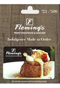 Amazon.com: Flemings Prime Steakhouse & Wine Bar $50 Gift ...