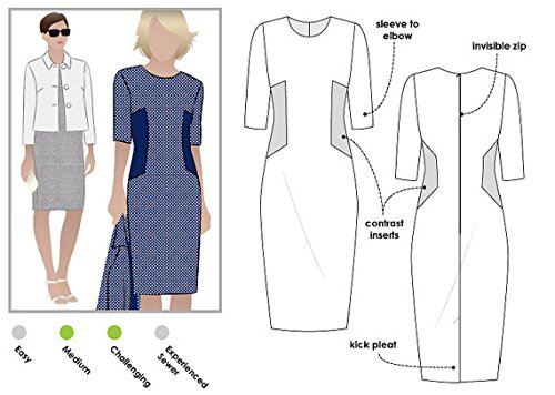 Style Arc Sewing Pattern - Renae Dress (Sizes 04-16)