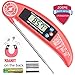 MEKBOK Instant Read Meat Thermometer for Grill and Cooking. Upgraded Model Now with Magnet and Calibration Feature- Best Ultra Fast Digital Kitchen Probe.