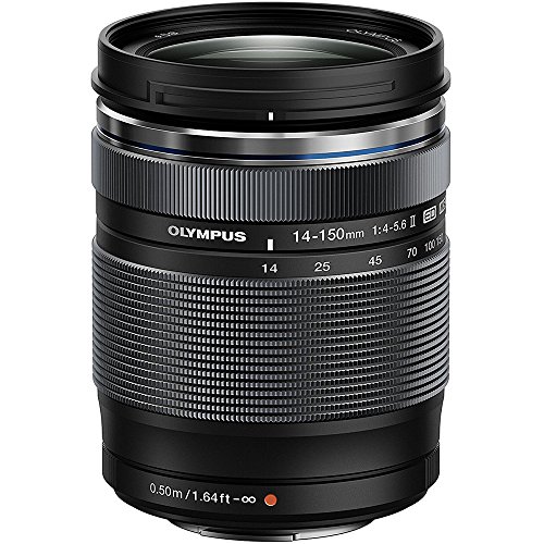 Olympus M.Zuiko Digital Ed Objectif 14-150 Mm F4.0-5.6 II Pour Appareils Photo Micro Four Thirds (Noir)