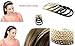 Merrylight Synthetic Hair Braided Plaited Hair Extensions Braid Hairband (Black-1)