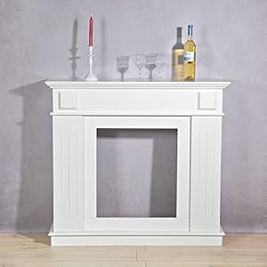 Melko ® Kaminumrandung im Landhaus Stil - Deko Kaminumbau aus Holz