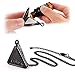 RoyAroma 3PCS Triangle Essential oil Diffuser Necklace Aromatherapy Pendant Jewelry, 23.6