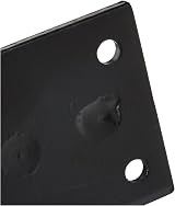 Merriway BH04490 8mm Heavy Duty Steel Staple on Plate for Chain 50x50mm Black view 3